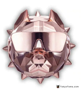 Bull Dog Air Freshener - Refillable Fragrance Dispenser - Rose Gold