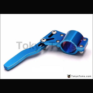 Neo chrome/Burnt Blue Type Aluminium Car Turn Signal Lever Extender Steering Wheel Turn Rod Position Up Kit