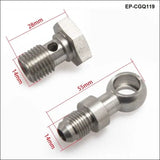 Car Banjo Bolt M14X1.5Mm To 6An -6 Turbo Water Coolant Gt25 Gt28 Gt30 Mhi Td05 Td06 - Tokyo Tom's