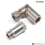 Car Exhaust O2 Oxygen Sensor Angled Extender Spacer 90 Degree 02 Bung Extension M18 X 1.5 - Tokyo Tom's