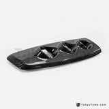 Carbon Fiber Dash Mount Gauge Pod (LHD Only) Glossy Fiber Interior Dial Cover Trim Kit - Tokyo Tom's