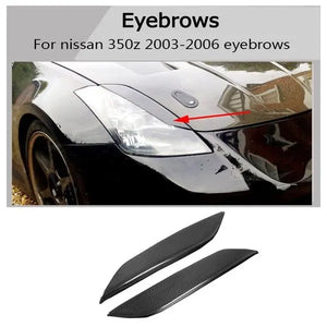 Carbon Fiber  Eye Lid  For Nissan 350Z Z33 - Tokyo Tom's