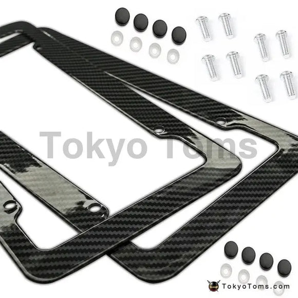 Carbon Fiber License Plates Frame - Tokyo Tom's