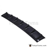 Carbon Fiber Rear Bumper Lip Diffuser 7 Fin Shark Bumper Spoiler Lip Splitter for Universal Car