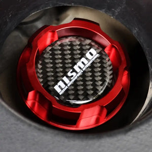 Carbon fiber NIS Red Aluminum ENGINE Oil Cap