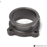 Cast Iron 2.5" 4 Bolt To 2.5" V Band Manifold Turbo Charge Adaptor Flange Conversion Convert Adapter - Tokyo Tom's