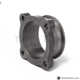 Cast Iron 2.5" 4 Bolt To 2.5" V Band Manifold Turbo Charge Adaptor Flange Conversion Convert Adapter - Tokyo Tom's