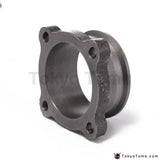 Cast Iron 2.5" 4 Bolt To 2.5" V Band Manifold Turbo Charge Adaptor Flange Conversion Convert Adapter - Tokyo Tom's