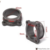 Cast Iron 2.5" 4 Bolt To 2.5" V Band Manifold Turbo Charge Adaptor Flange Conversion Convert Adapter - Tokyo Tom's