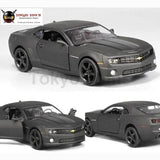 Chevrolet Camaro Diecast 1:36 Scale Metal Car Model For Collection Alloy Model With Pull Back Matte Black