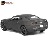 Chevrolet Camaro Diecast 1:36 Scale Metal Car Model For Collection Alloy Model With Pull Back Matte Black