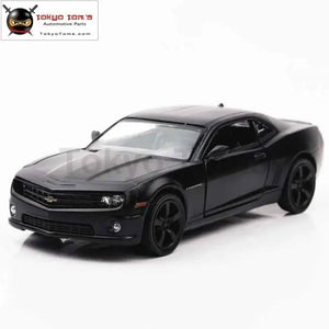 Chevrolet Camaro Diecast 1:36 Scale Metal cars  Matte Black Pull Back Model Alloy car