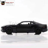 Chevrolet Camaro Diecast 1:36 Scale Metal cars  Matte Black Pull Back Model Alloy car