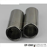 Chrome 304 Stainless Steel Exhaust Muffler Tip - Tokyo Tom's