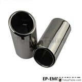 Chrome 304 Stainless Steel Exhaust Muffler Tip - Tokyo Tom's