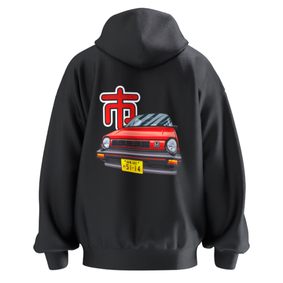 Honda City Motocompro - Unisex Hoodie - Car Enthusiast - Drifting Drag JDM