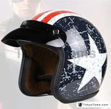 Classic Retro Open Face Helmet