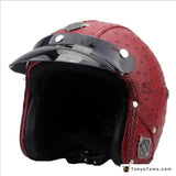 Classic Retro Open Face Helmet