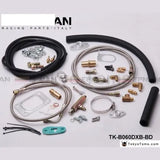 Complete Turbo Oil Line Inlet Drain Return Kit T3T4 T3 T4 T70 T04S T04Z T4E TK-B060DXB-BD - Tokyo Tom's