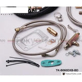 Complete Turbo Oil Line Inlet Drain Return Kit T3T4 T3 T4 T70 T04S T04Z T4E TK-B060DXB-BD - Tokyo Tom's