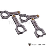 Connecting Rod 4340 Rods for Mitsubishi Lancer 2.0 EVO 1 2 3 4G63 early Model Conrod 4340 EN24 Floating 800BHP Balanced Crank