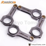 Connecting Rod Rods for Kawasaki Ninja ZX11 ZZ-R1100 111mm ARP 2000 Bolts Balanced 4340 Forged Floating Crankshaft Piston Pin