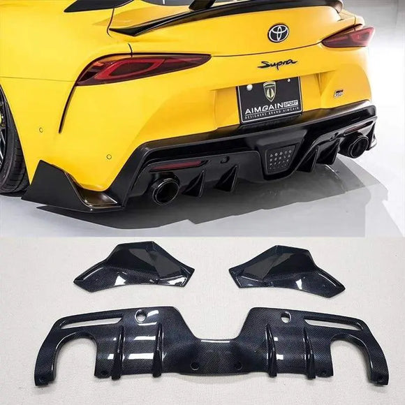 Custom A 90 Supra Carbon Fiber Rear Diffuses