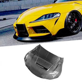 Custom A90 Toyota Supra Carbon Fiber Hood