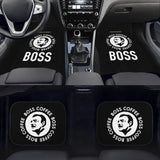 Custom Boss Coffee Black Floor Mats