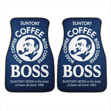 Custom Boss Coffee Navy Floor Mats