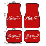 Custom Budweiser Floor Mats