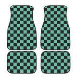 Custom Demon Slayer Tanjiro Haori Checker  Floor Mats