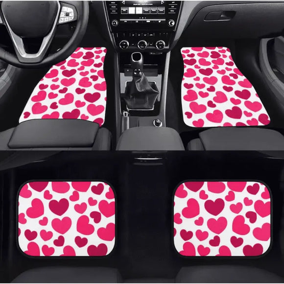 Custom Hearts Floor Mats