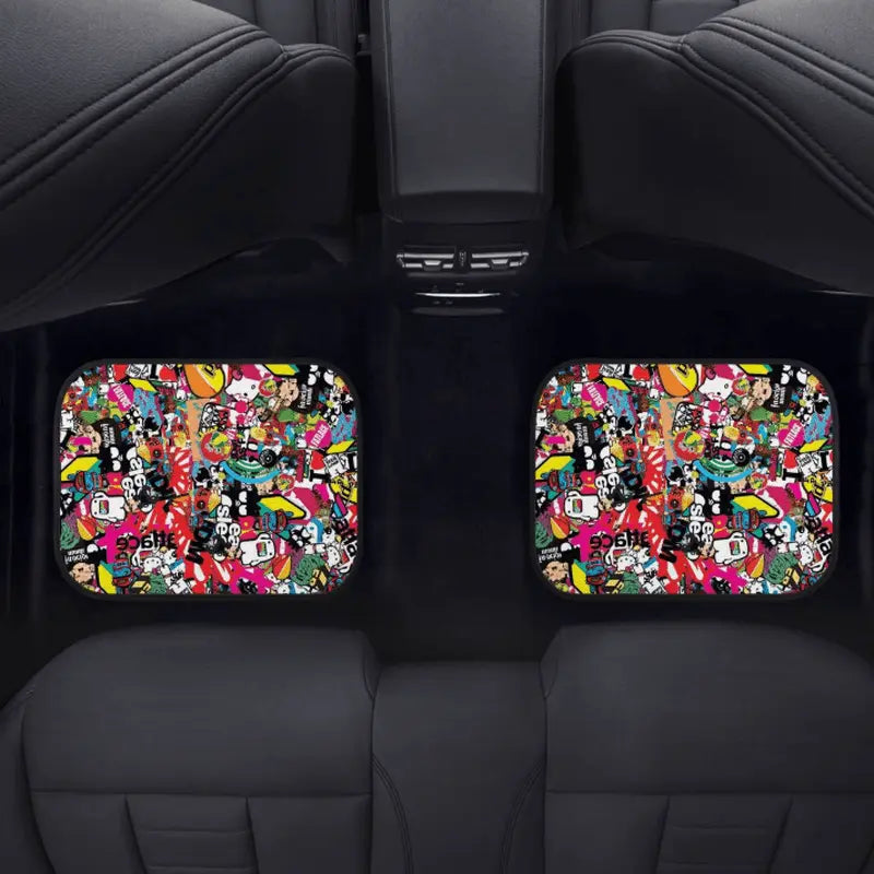 Custom JDM Sticker Bomb Floor Mats - Tokyo Tom's