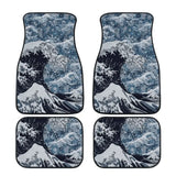 Custom Japanese Waves Floor Mats