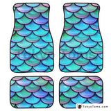 Custom Mermaid Car Universal Floor Mats - Tealy