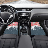 Custom Mount Fuji + Japanese Sunrise  Floor Mats