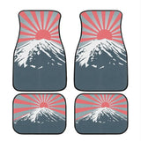 Custom Mount Fuji + Japanese Sunrise  Floor Mats