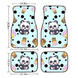 Custom Panda Boba Floor Mats