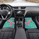 Custom Pink Blossom Floor Mats