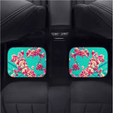 Custom Pink Blossom Floor Mats