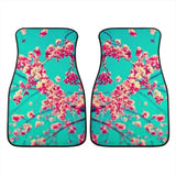 Custom Pink Blossom Floor Mats