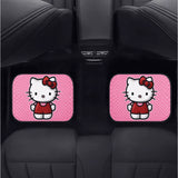 Custom Pink Kitty Cat Floor Mats