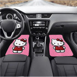 Custom Pink Kitty Cat Floor Mats