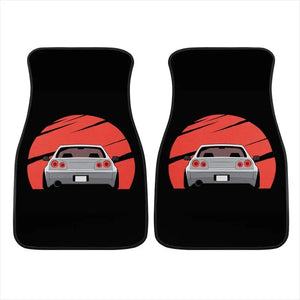 Custom R34 Skyline Japanese In To The Sun Set Floor Mats