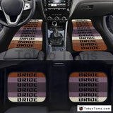 Custom Universal Bride style Floor Mats Brown