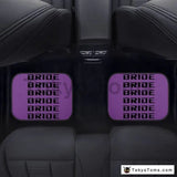 Custom Universal Bride style Floor Mats Purple