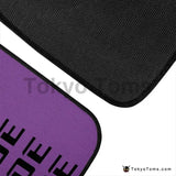 Custom Universal Bride style Floor Mats Purple