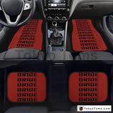 Custom Universal Bride style Floor Mats Red