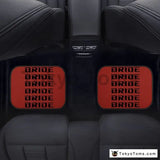 Custom Universal Bride style Floor Mats Red